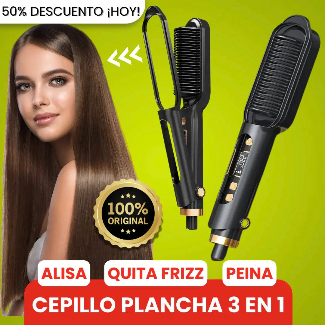 Cepillo Plancha 2 en 1  UltraNova™
